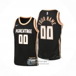 Camiseta Nino Atlanta Hawks Personalizada Ciudad 2025-26 Negro