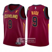 Camiseta Nino Cavaliers Dwyane Wade Icon Goodyear 2017-18 Rojo