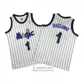 Camiseta Nino Orlando Magic Penny Hardaway NO 1 Mitchell & Ness 1993-94 Blanco