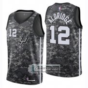 Camiseta Nino Spurs Lamarcus Aldridge Ciudad 2018-19 Negro