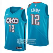 Camiseta Nino Thunder Steven Adams Ciudad 2018-19 Azul