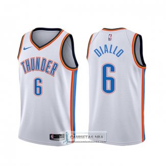 Camiseta Oklahoma City Thunder Hamidou Diallo Association Blanco