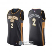 Camiseta Oklahoma City Thunder Shai Gilgeous-Alexander Ciudad Autentico 2019-20 Gris