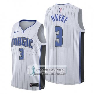 Camiseta Orlando Magic Chuma Okeke Association 2019-20 Blanco