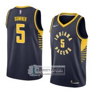 Camiseta Pacers Edmond Sumner Icon 2018 Azul