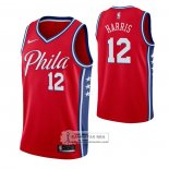 Camiseta Philadelphia 76ers Tobias Harris Statement 2020 Rojo