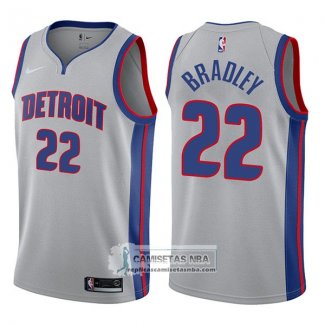 Camiseta Pistons Avery Bradley Statement 2017-18 Gris