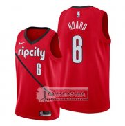 Camiseta Portland Trail Blazers Jaylen Hoard Earned Rojo