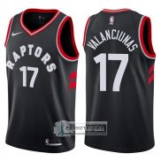 Camiseta Raptors Jonas Valanciunas Statement 2017-18 Negro