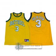 Camiseta Retro Bethel Iverson Amarillo