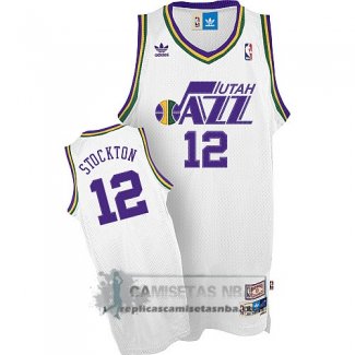 Camiseta Retro Jazz Stockton Blanco