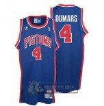 Camiseta Retro Pistons Dumars Azul