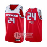 Camiseta Sacramento Kings Buddy Hield Ciudad Rojo