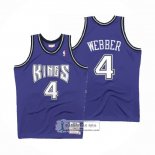 Camiseta Sacramento Kings Chris Webber Mitchell & Ness 1998-99 Negro