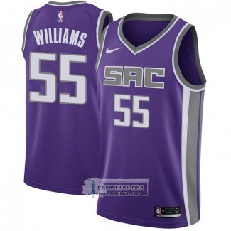 Camiseta Sacramento Kings Jason Williams NO 55 Icon 2020-21 Violeta