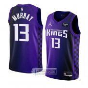 Camiseta Sacramento Kings Keegan Murray NO 13 Statement 2023-24 Violeta