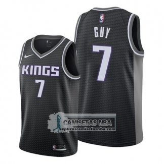 Camiseta Sacramento Kings Kyle Guy Statement 2019-20 Negro