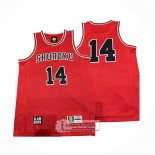 Camiseta Shohoku Mitsui NO 14 Rojo