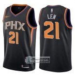 Camiseta Suns Alex Len Statement 2017-18 Negro