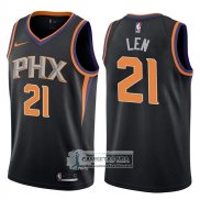 Camiseta Suns Alex Len Statement 2017-18 Negro