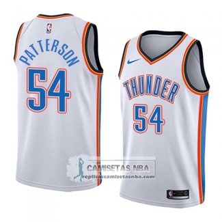 Camiseta Thunder Patrick Patterson Association 2018 Blanco