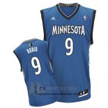 Camiseta Timberwolves Rubio Azul