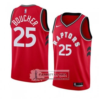 Camiseta Toronto Raptors Chris Boucher Icon 2018 Rojo