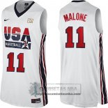 Camiseta USA 1992 Malone Blanco