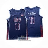 Camiseta USA 2024 Joel Embiid NO 11 Azul1