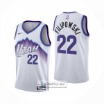 Camiseta Utah Jazz Darryn Peterson NO 22 Association 2025-26 Blanco