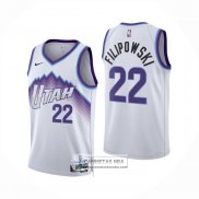 Camiseta Utah Jazz Darryn Peterson NO 22 Association 2025-26 Blanco