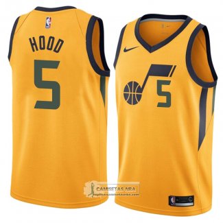 Camiseta Utah Jazz Rodney Hood Statement 2018 Amarillo