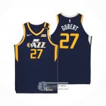 Camiseta Utah Jazz Rudy Gobert NO 27 Icon Autentico Azul