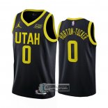 Camiseta Utah Jazz Talen Horton-Tucker NO 0 Statement 2022-23 Negro