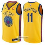 Camiseta Warriors Klay Thompson Ciudad Amarillo