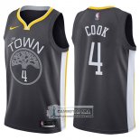 Camiseta Warriors Quinn Cook The Town Statement 2017-18 Negro