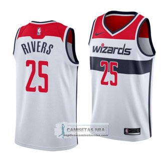 Camiseta Washington Wizards Austin Rivers Association 2018 Blanc