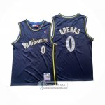 Camiseta Washington Wizards Gilbert Arenas NO 0 Mitchell & Ness 2003-04 Azul