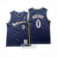 Camiseta Washington Wizards Gilbert Arenas NO 0 Mitchell & Ness 2003-04 Azul