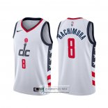 Camiseta Washington Wizards Rui Hachimura Ciudad Blanco