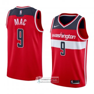 Camiseta Washington Wizards Sheldon Mac Icon 2018 Rojo