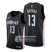 Camiseta Washington Wizards Thomas Bryant Ciudad Edition Negro