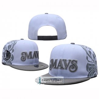 Gorra Dallas Mavericks Adjustable New Era 9FIFTY Blanco