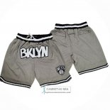 Pantalone Brooklyn Nets Just Don Gris