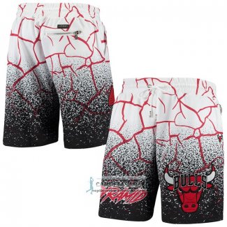 Pantalone Chicago Bulls Mitchell & Ness Just Don Blanco Negro