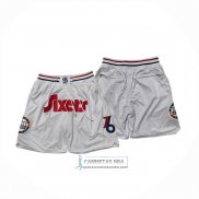 Pantalone Philadelphia 76ers Ciudad Just Don 2024-25 Blanco
