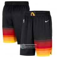 Pantalone Utah Jazz Ciudad 2020-21 Negro