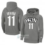 Sudaderas con Capucha Brooklyn Nets Kyrie Irving Statement Gris