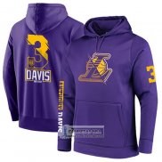 Sudaderas con Capucha Los Angeles Lakers Anthony Davis Violeta