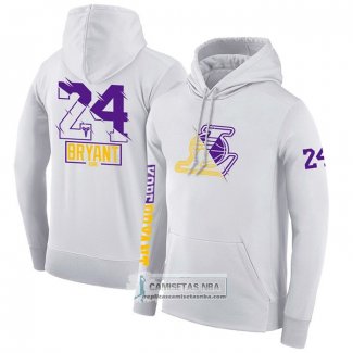 Sudaderas con Capucha Los Angeles Lakers Kobe Bryant Blanco